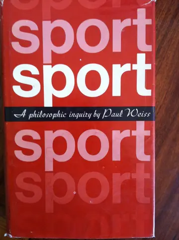 Cover of Sport; a philosophic inquiry