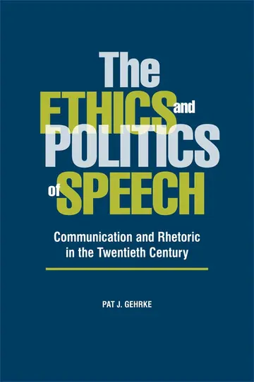 Cover of Ethics and Politics of Speech