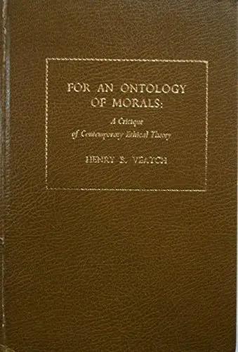 Cover of For an Ontology of Morals
