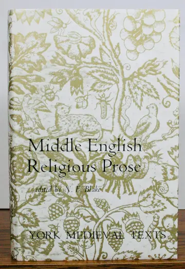 Cover of Middle English religious prose