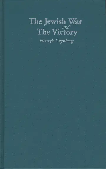 Cover of The Jewish War and the Victory