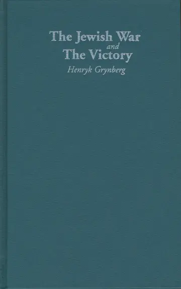 Cover of The Jewish War and the Victory