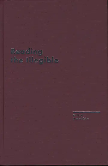 Cover of Reading the Illegible