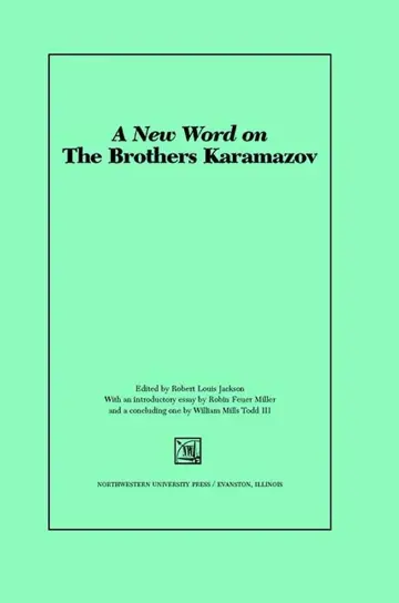 Cover of A New Word on the ""Brothers Karamazov