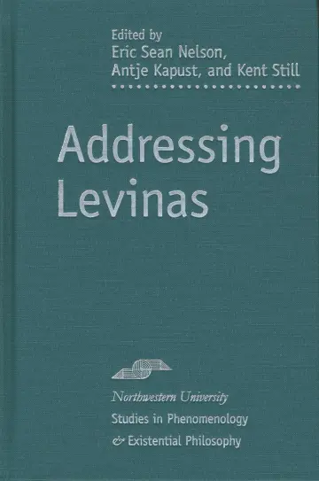 Cover of Addressing Levinas