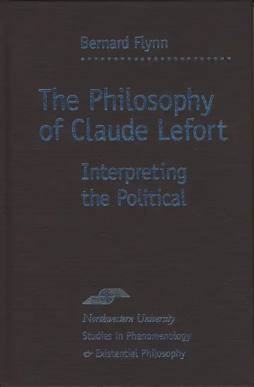 Cover of The Philosophy of Claude Lefort