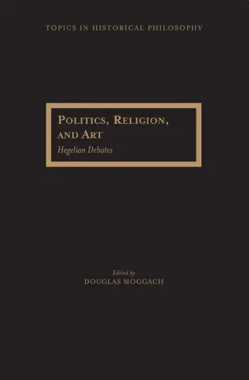 Cover of Politics, Religion, and Art