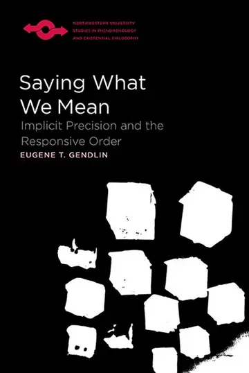 Cover of Saying What We Mean