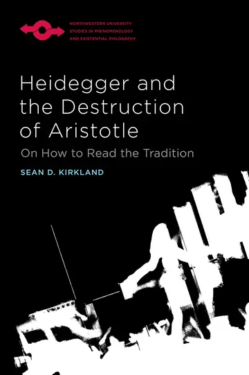 Cover of Heidegger and the Destruction of Aristotle