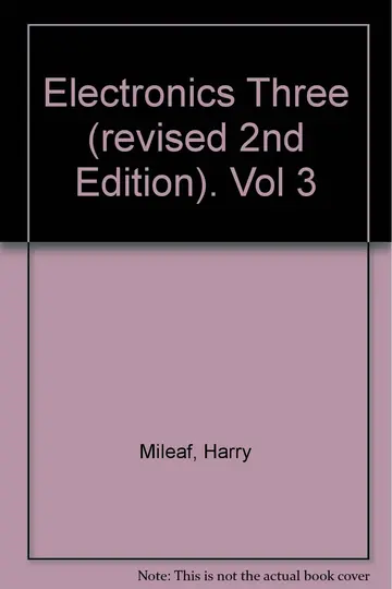 Cover of Electronics One-Seven