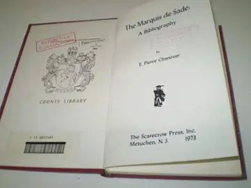 Cover of Marquis De Sade