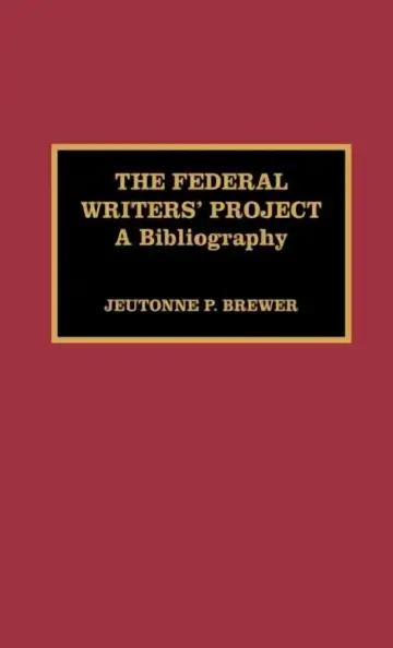 Cover of The Federal Writers' Project