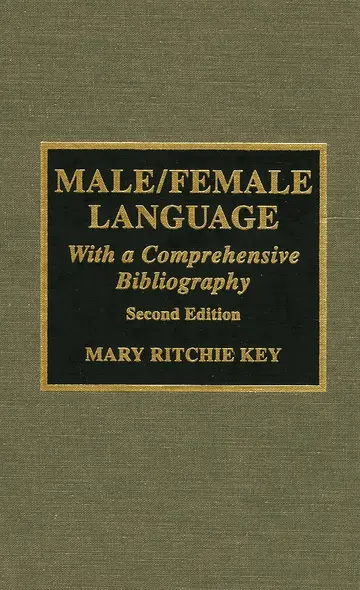 Cover of Male/Female Language