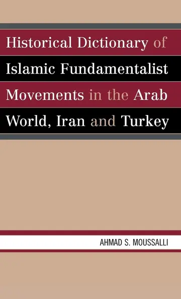 Cover of Historical Dictionary of Islamic Fundamentalist Movements in the Arab World, Iran, and Turkey