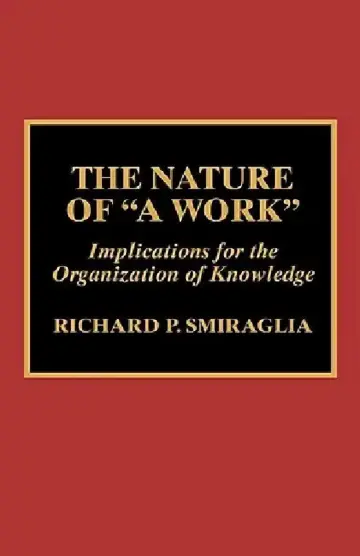 Cover of The Nature of 'a Work'