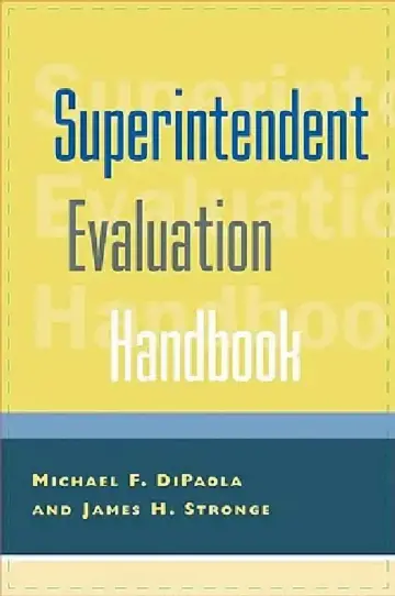 Cover of Superintendent Evaluation Handbook