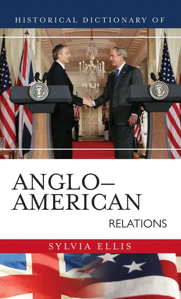 Cover of Historical Dictionary of Anglo-American Relations