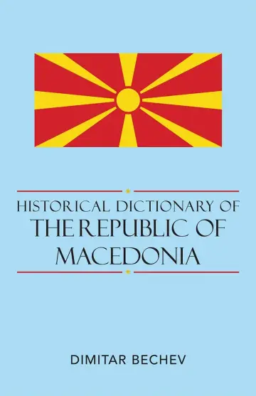 Cover of Historical Dictionary of the Republic of Macedonia