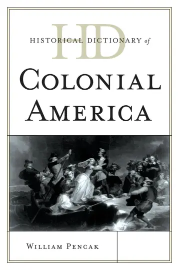 Cover of Historical Dictionary of Colonial America