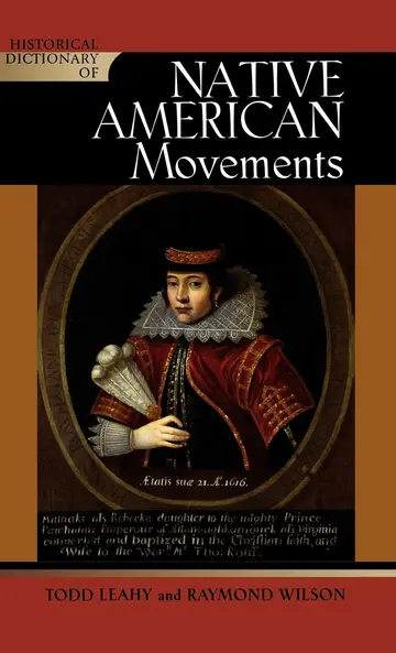 Cover of Historical Dictionary of Native American Movements