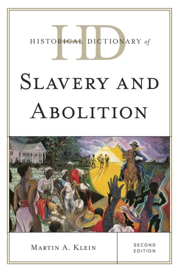 Cover of Historical Dictionary of Slavery and Abolition