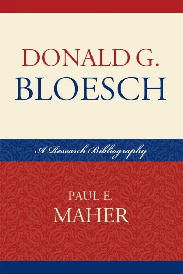 Cover of Donald G. Bloesch