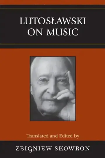 Cover of Lutoslawski on Music
