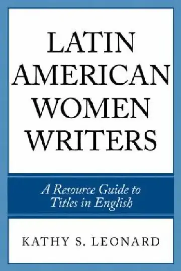 Cover of Latin American Women Writers