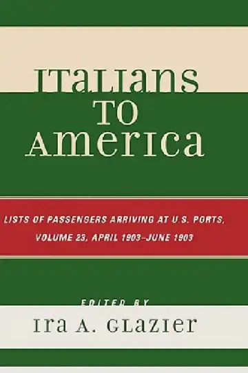Cover of Italians to America