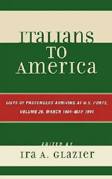 Cover of Italians to America