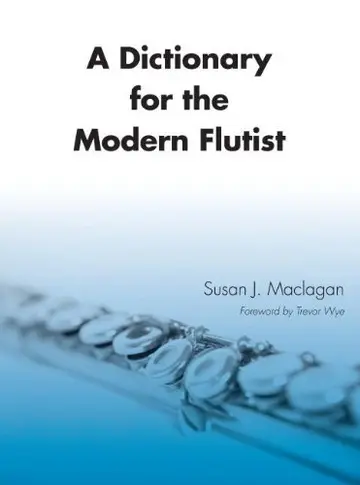 Cover of A Dictionary for the Modern Flutist