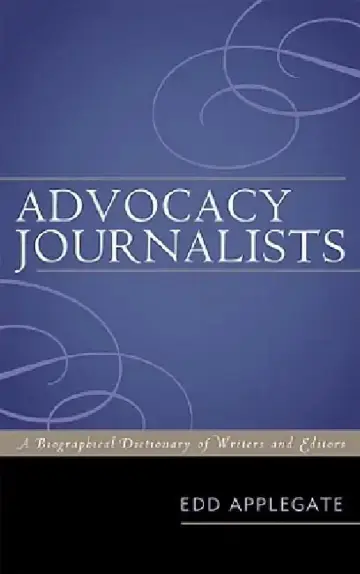 Cover of Advocacy Journalists