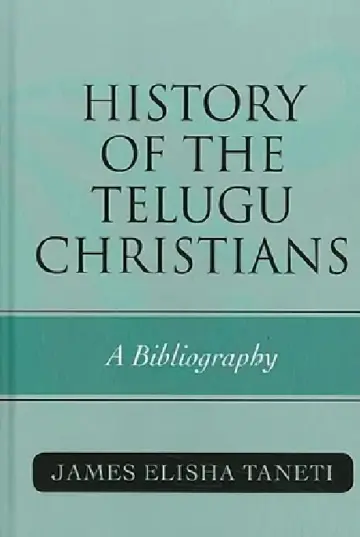 Cover of History of the Telugu Christians