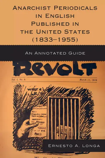 Cover of Anarchist Periodicals in English Published in the United States (1833-1955)