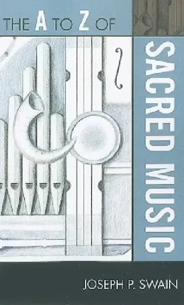 Cover of to Z of Sacred Music