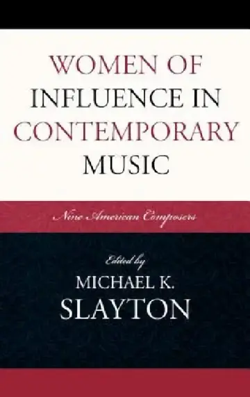 Cover of Women of Influence in Contemporary Music