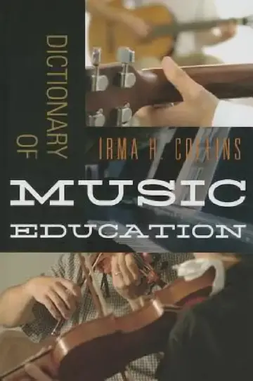 Cover of Dictionary of Music Education