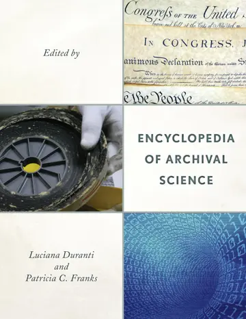 Cover of Encyclopedia of Archival Science