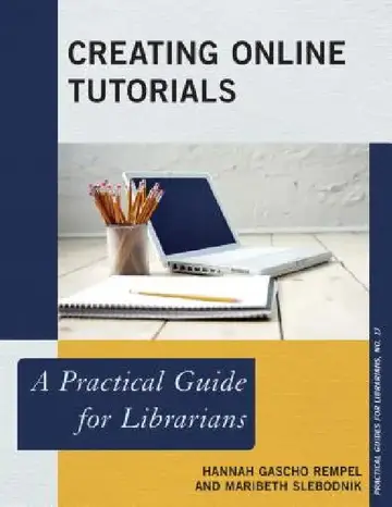 Cover of Creating Online Tutorials