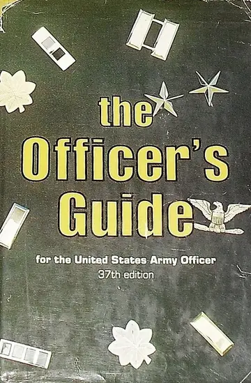 Cover of The Officer's Guide for the United States Army Officer