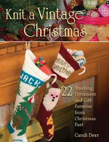 Cover of Knit a Vintage Christmas