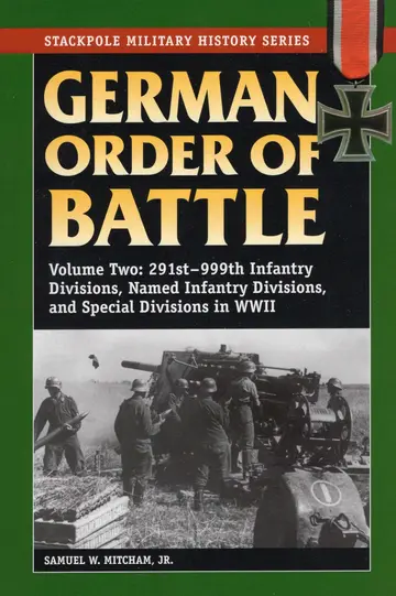Cover of German Order of Battle