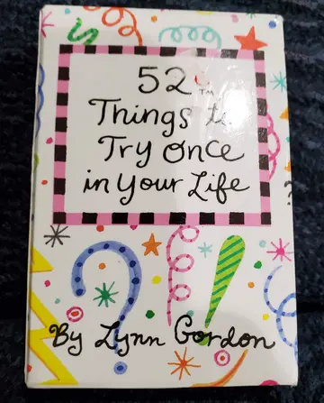 Cover of 52 Things to Try Once in Your Life