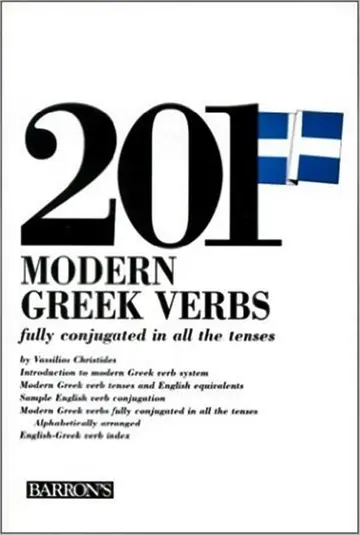 Cover of 201 Modern Greek Verbs