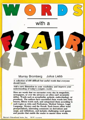 Cover of Words with a Flair