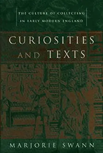 Cover of Curiosities and Texts