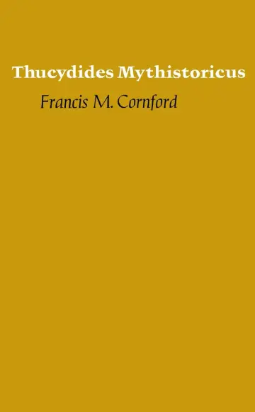 Cover of Thucydides Mythistoricus