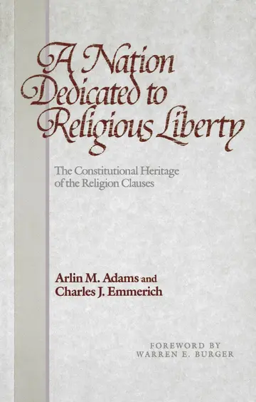 Cover of A Nation Dedicated to Religious Liberty