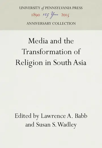 Cover of Media and the Transformation of Religion in South Asia