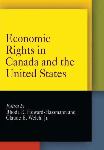 Cover of Economic Rights in Canada and the United States